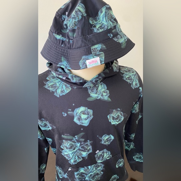 RARE 2015 💎DIAMOND X MOB PULLOVER HOODIE & SUPREME B1 TCH BUCKET HAT SET Size M - Picture 4 of 15